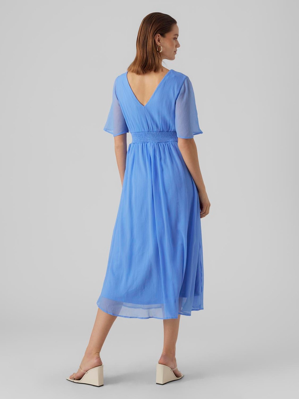 Disco Let op ik heb nodig lange jurk | Midden Blauw | Vero Moda®