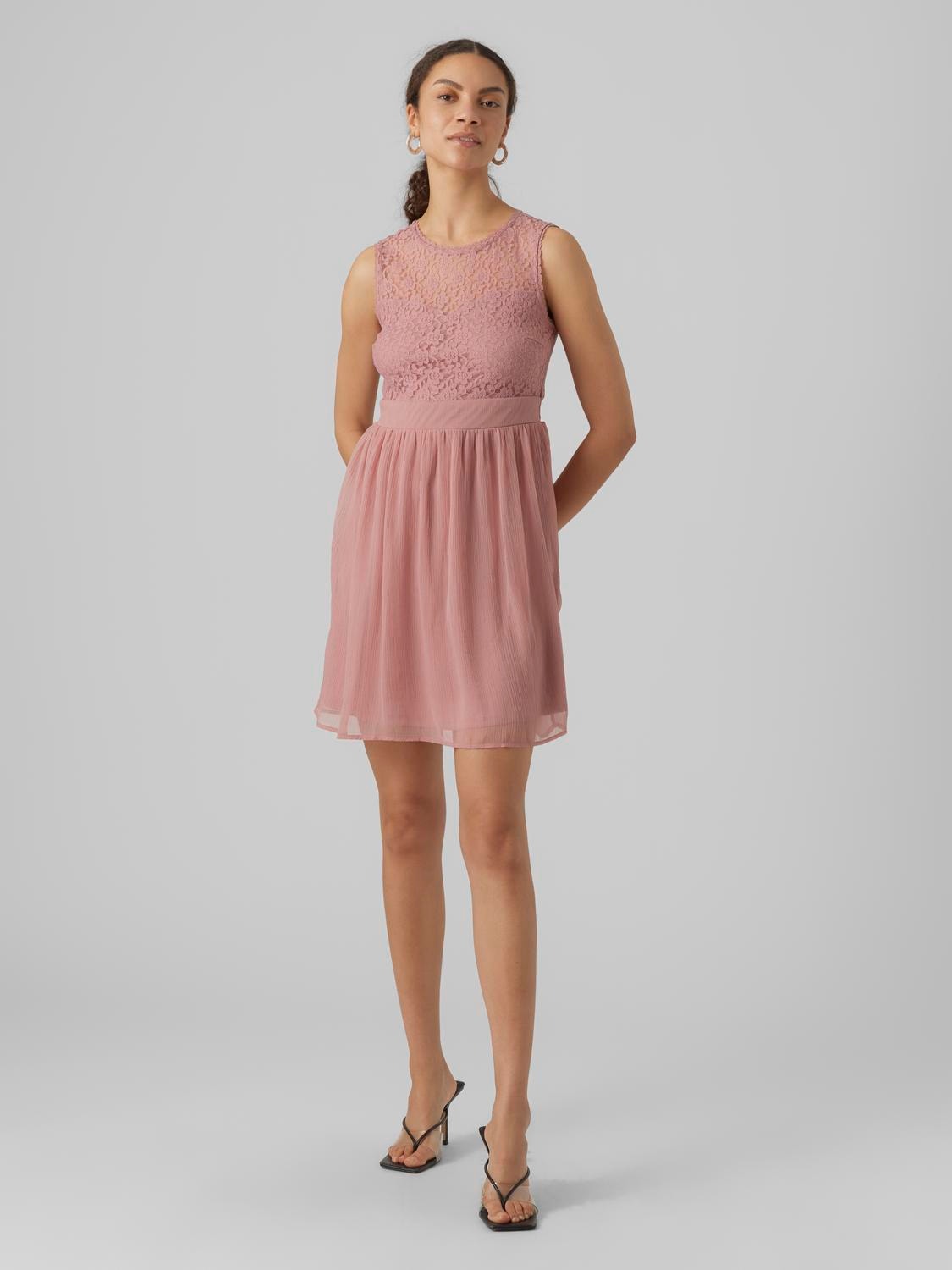 Vero Moda VMMIA Kort kjole -Nostalgia Rose - 10292352
