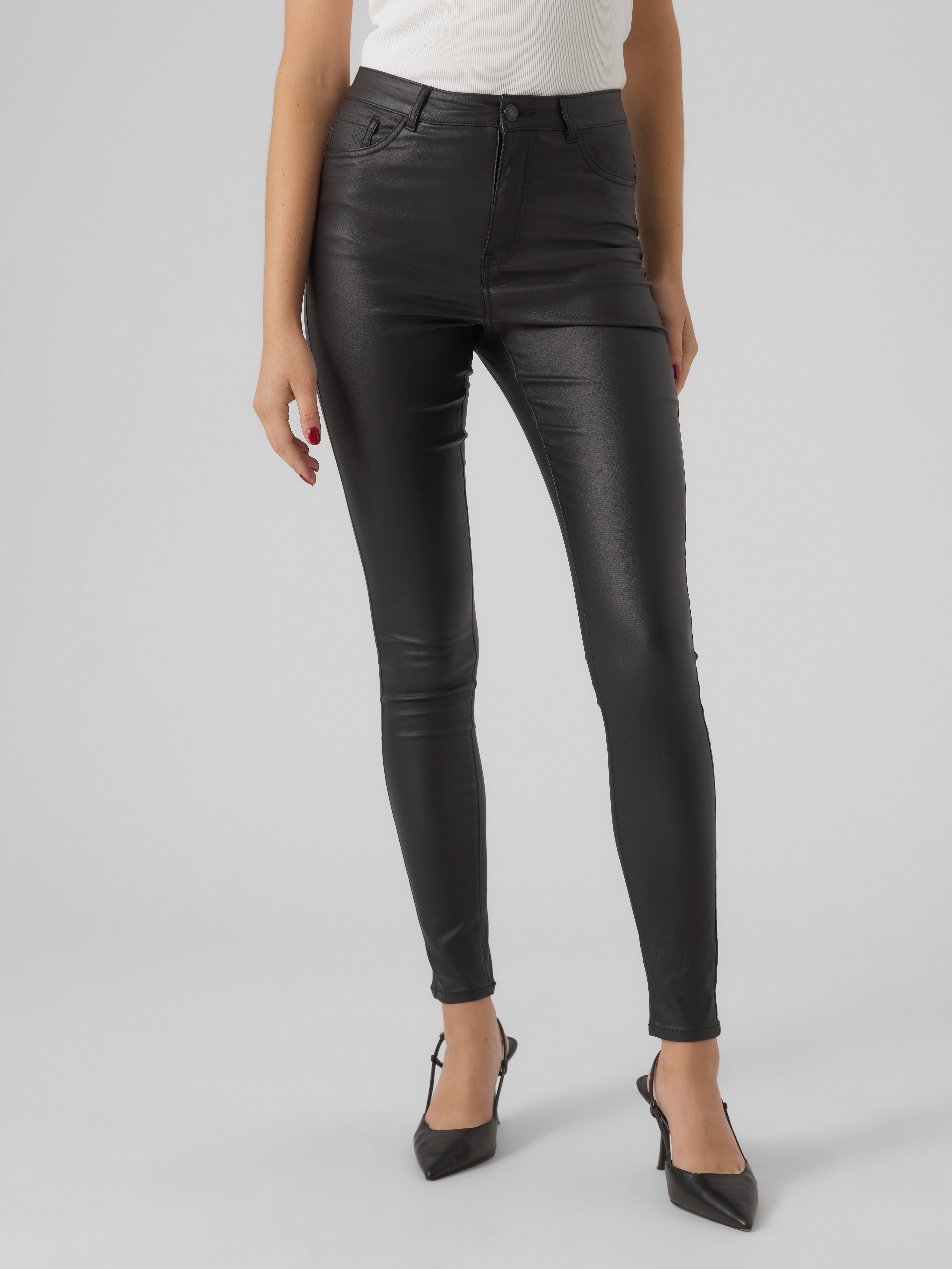 Vero moda hot sale leather pants