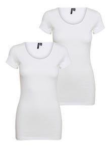 Vero Moda VMMAXI T-shirts -Bright White - 10292453