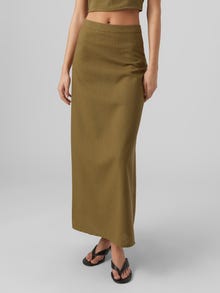 Vero Moda VMMATHILDE Low waist Long Skirt -Martini Olive - 10292477