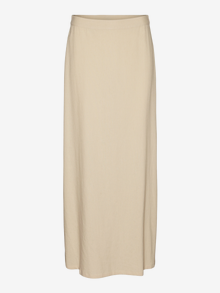 Vero Moda VMMATHILDE Low waist Long skirt -Semolina - 10292477