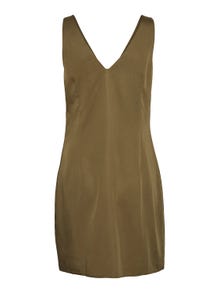 Vero Moda VMMATHILDE Kort klänning -Martini Olive - 10292479
