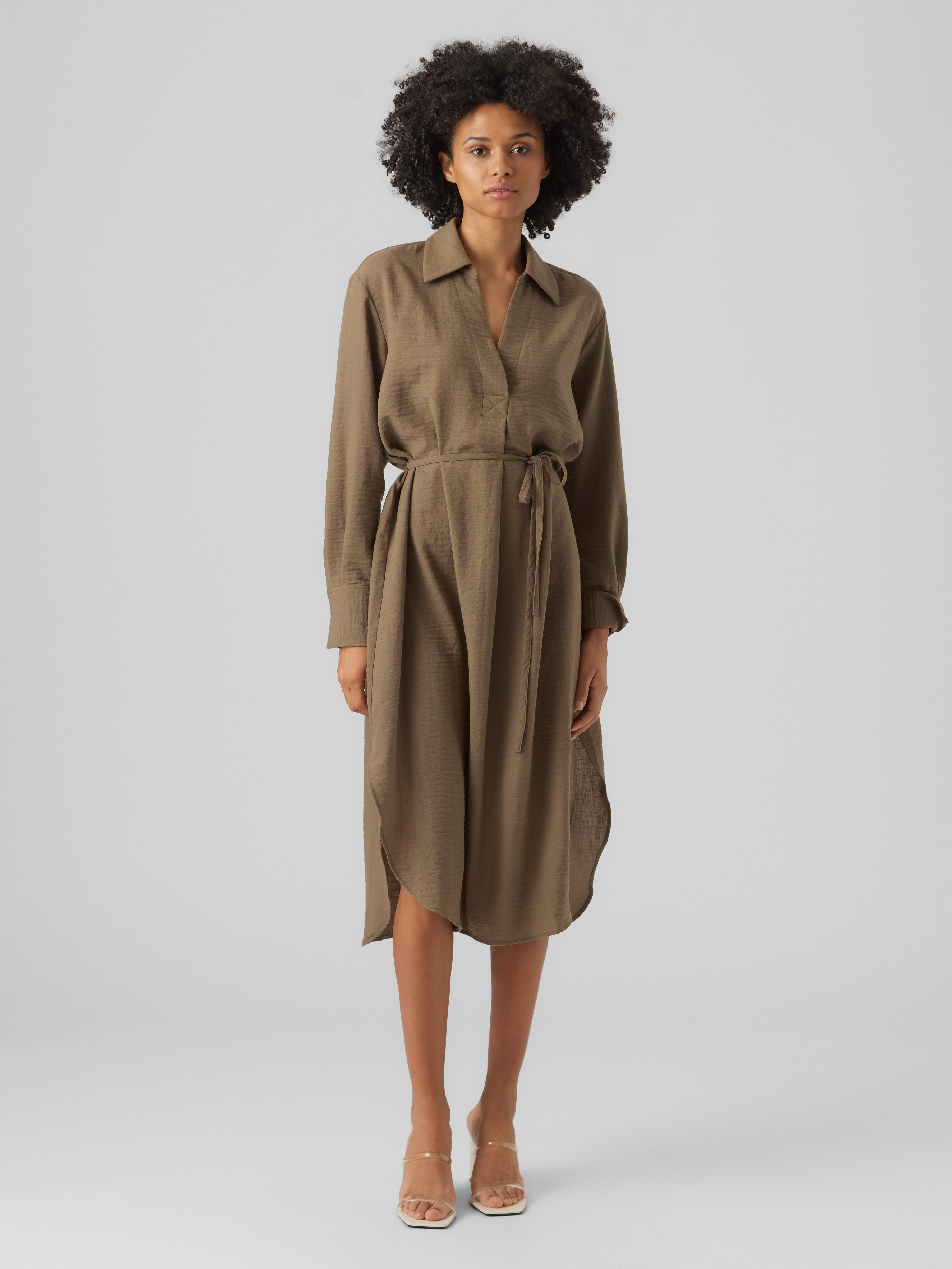 Vero moda khaki on sale dress