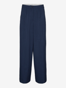 Vero Moda VMMATHILDE High rise Trousers -Navy Blazer - 10292520