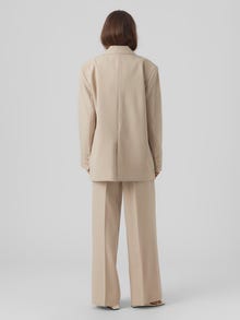 Vero Moda VMMATHILDE High rise Trousers -Semolina - 10292520