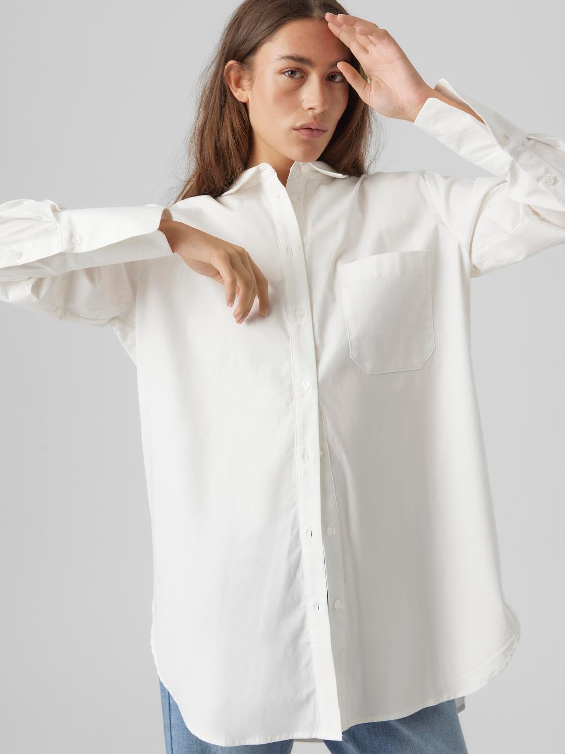 GØHLER X VERO MODA skjorte | Hvid | Vero Moda®