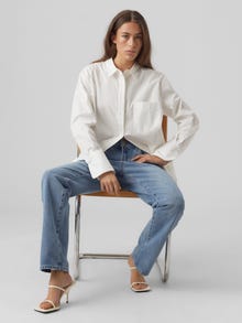 Vero Moda VMMATHILDE Paidat -Bright White - 10292534