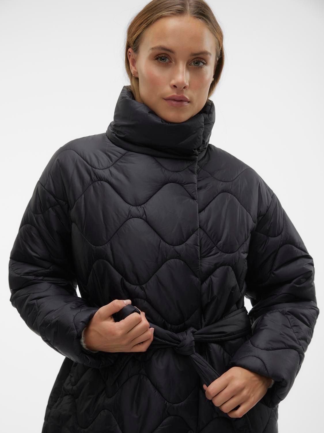 Vero moda padded funnel neck clearance coat