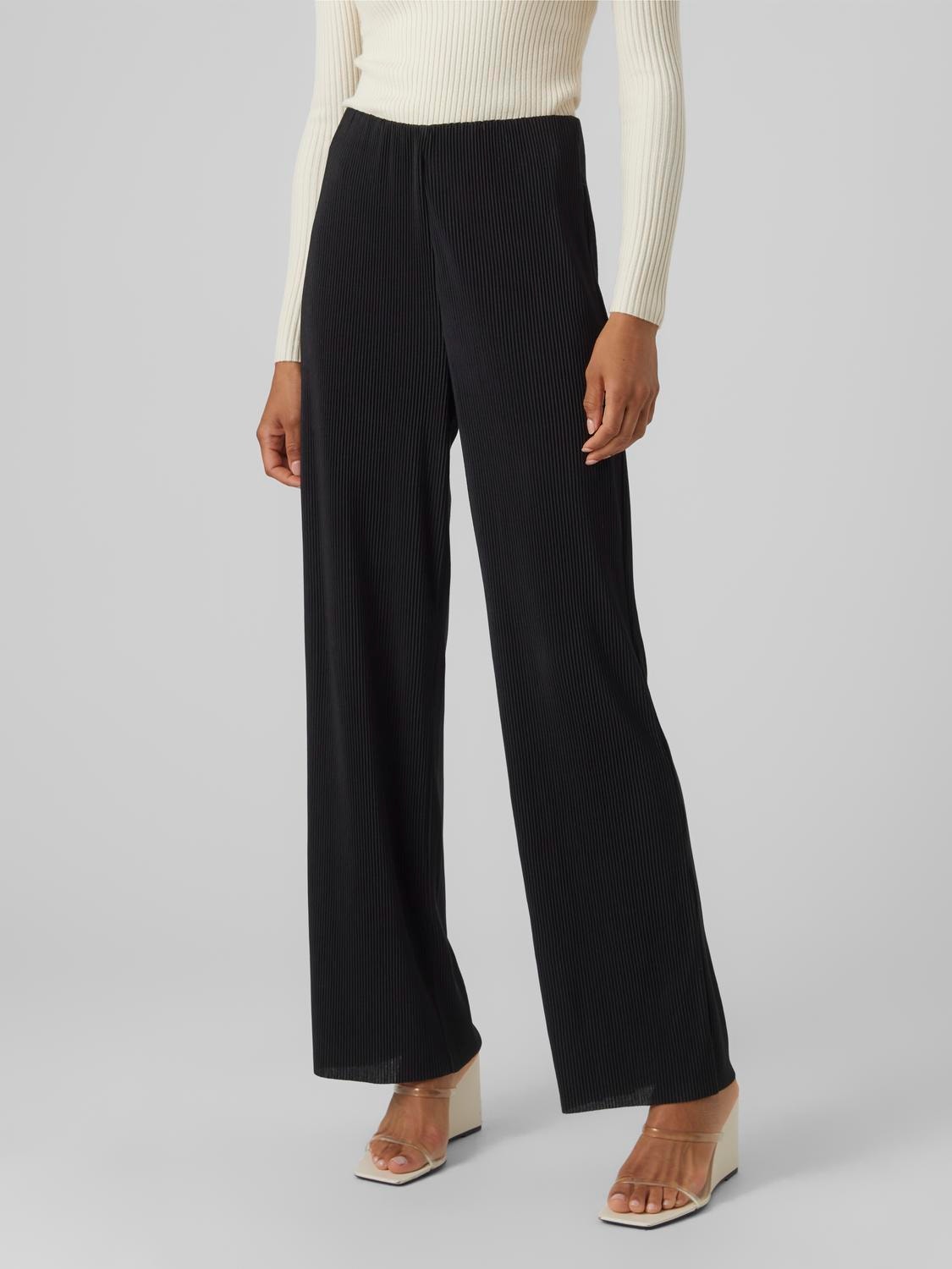 Vero Moda VMLICA High rise Trousers -Black - 10292617