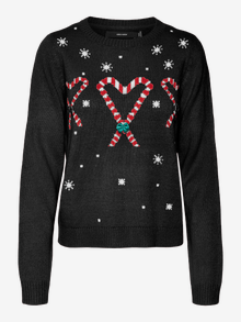 Vero Moda VMCANDYHEART Pull-overs -Black - 10292649