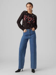 Vero Moda VMCANDYHEART Pull-overs -Black - 10292649