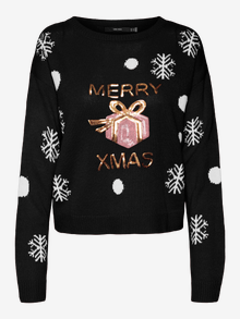 Vero Moda VMXMASGIVEAWAY Sweter -Black - 10292661