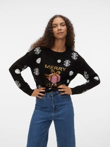 Vero Moda VMXMASGIVEAWAY Sweter -Black - 10292661