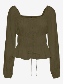 Vero Moda VMGINA Top -Dark Olive - 10292796