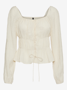 Vero Moda VMGINA Top -Birch - 10292796