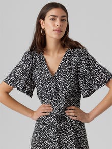 Vero Moda VMALBA Kort klänning -Black - 10292845