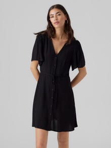 Vero Moda VMALBA Kort kjole -Black - 10292845