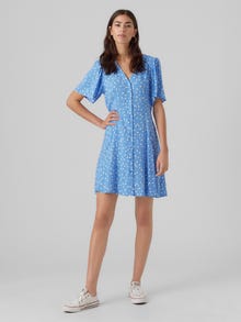 Vero Moda VMALBA Kort klänning -Provence - 10292845