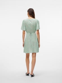 Vero Moda VMALBA Kurzes Kleid -Silt Green - 10292845