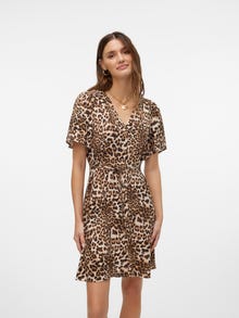Vero Moda VMALBA Korte jurk -Sandshell - 10292845