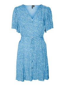 Vero Moda VMALBA Kurzes Kleid -Bonnie Blue - 10292845
