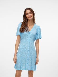 Vero Moda VMALBA Robe courte -Bonnie Blue - 10292845