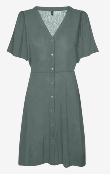 Vero Moda VMALBA Kort kjole -Balsam Green - 10292845