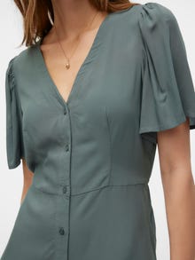 Vero Moda VMALBA Kort kjole -Balsam Green - 10292845