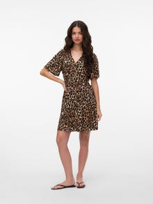 Vero Moda VMALBA Kurzes Kleid -Tigers Eye - 10292845