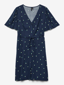 Vero Moda VMALBA Kort kjole -Navy Blazer - 10292845
