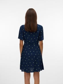 Vero Moda VMALBA Kort kjole -Navy Blazer - 10292845