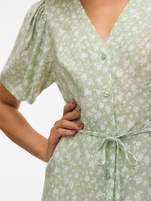 Vero Moda VMALBA Kort klänning -Reseda - 10292845