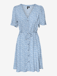 Vero Moda VMALBA Short dress -Airy Blue - 10292845