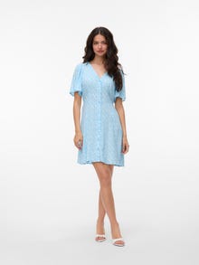 Vero Moda VMALBA Kurzes Kleid -Airy Blue - 10292845