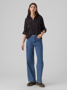 Vero Moda AWFABIANA Košile -Black - 10292861