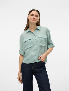 Vero Moda AWFABIANA Košile -Green Milieu - 10292861