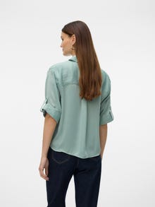 Vero Moda AWFABIANA Košile -Green Milieu - 10292861