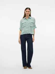 Vero Moda AWFABIANA Košile -Green Milieu - 10292861