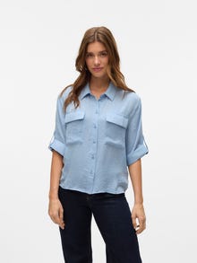 Vero Moda AWFABIANA Camisas -Dusty Blue - 10292861