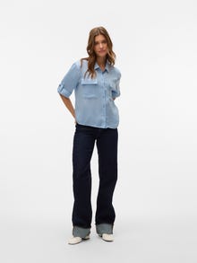 Vero Moda AWFABIANA Camisas -Dusty Blue - 10292861