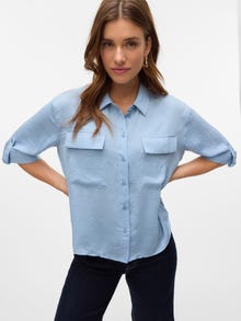 Vero Moda AWFABIANA Camisas -Dusty Blue - 10292861