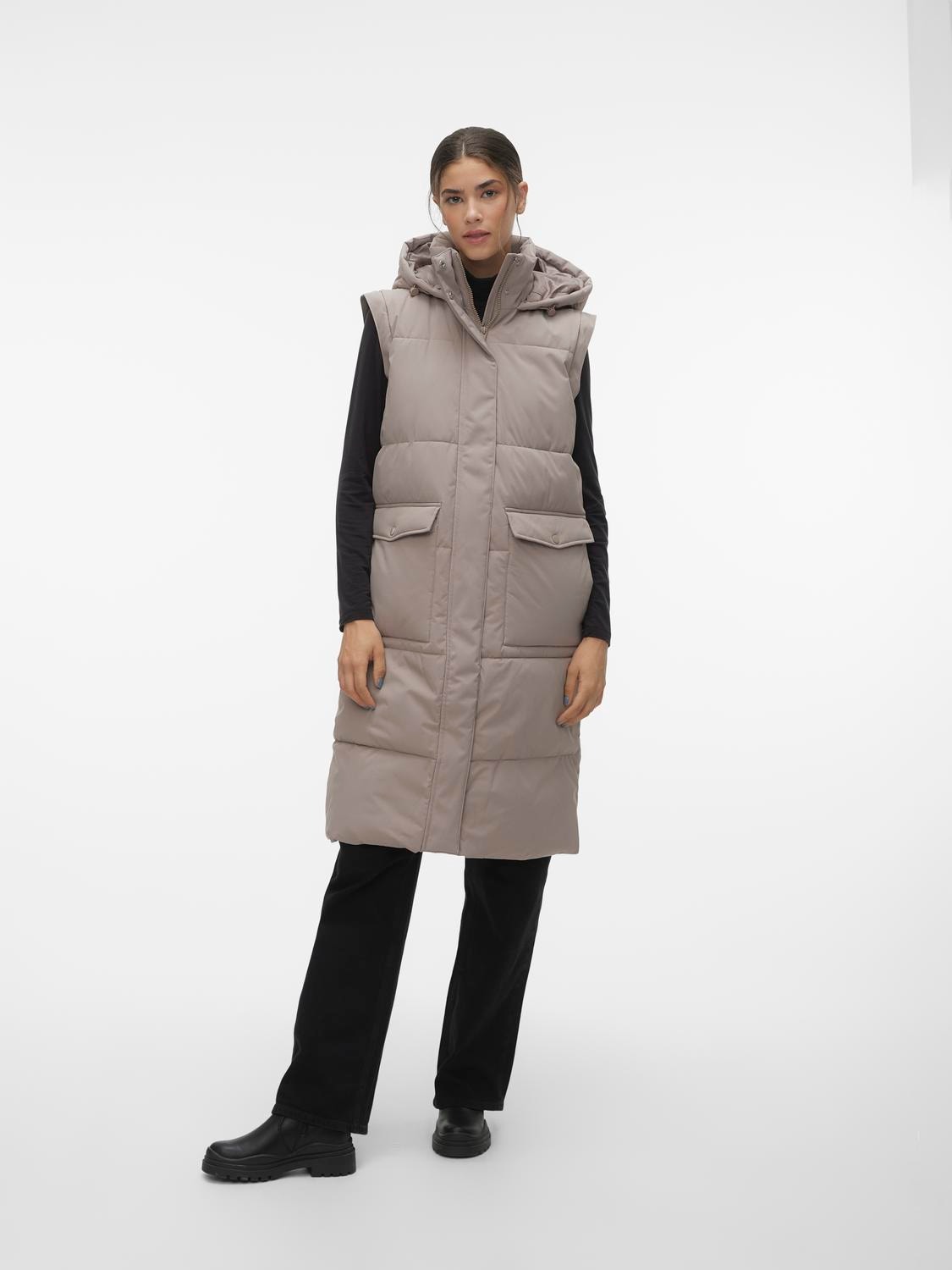 VMMADELYN Coat Medium Vero | Grey | Moda®
