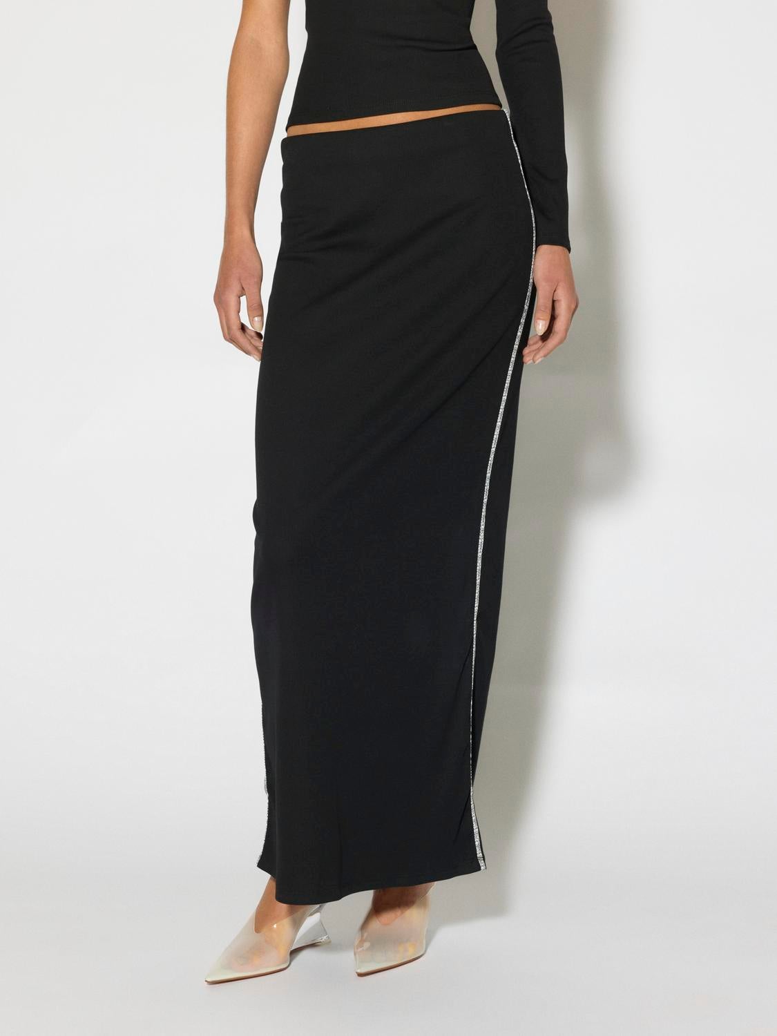 Black maxi 2024 skirt 50