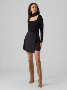 Vero Moda VMNORI Hohe Taille Kurzer Rock -Black - 10293028