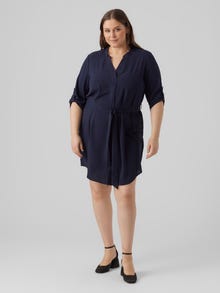 Vero Moda VMELVA Kort kjole -Navy Blazer - 10293065
