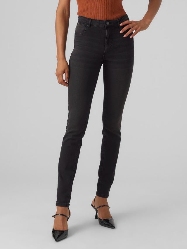 Vero Moda VMJUNE Taille moyenne Slim Fit Jeans - 10293141