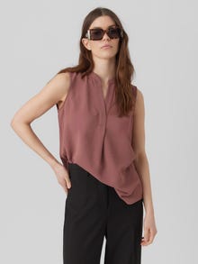 Vero Moda VMELVA Top -Rose Brown - 10293167