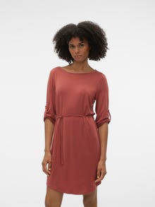 Vero Moda VMAVA Kurzes Kleid -Marsala - 10293204