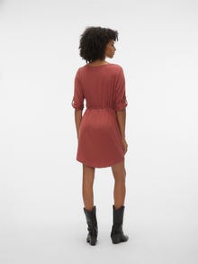 Vero Moda VMAVA Kort kjole -Marsala - 10293204